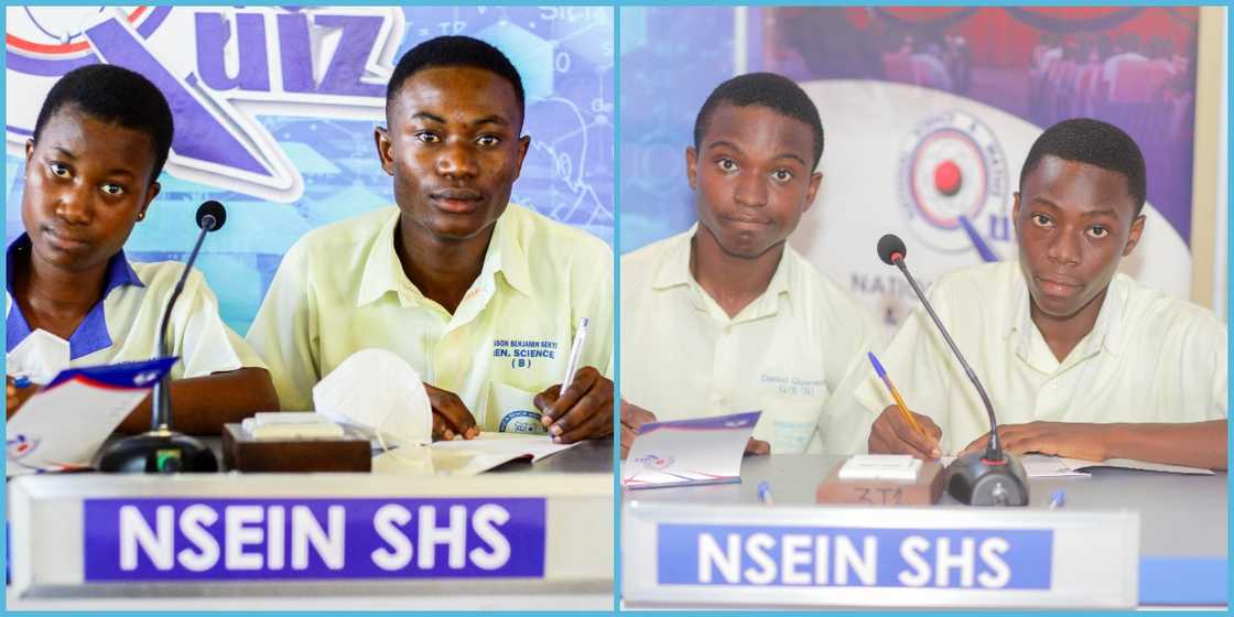 Netizens share evidence to show that Nsein SHS participates in NSMQ. Netizens share evidence to show that Nsein SHS participates in NSMQ.