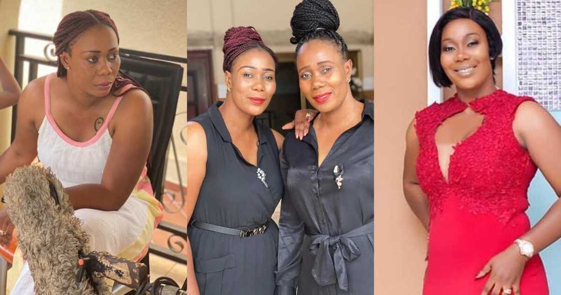 Borga Sylvia: Kumawood actress Sandra Adu drops 10 beautiful photos with her twin sister