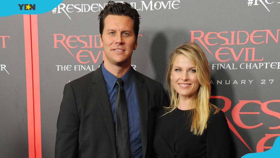 Hayes MacArthur and Ali Larter at the premiere of Sony Pictures Releasing's "Resident Evil: The Final Chapter"