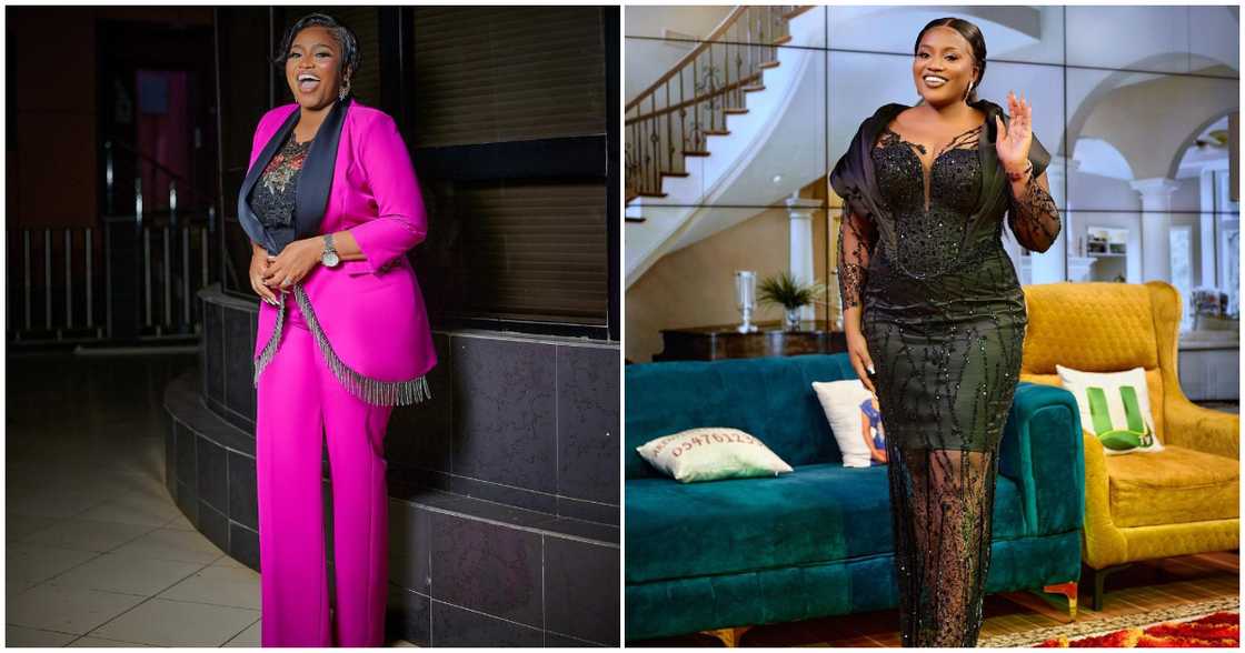 Media personality MzGee slays in elegant outfits