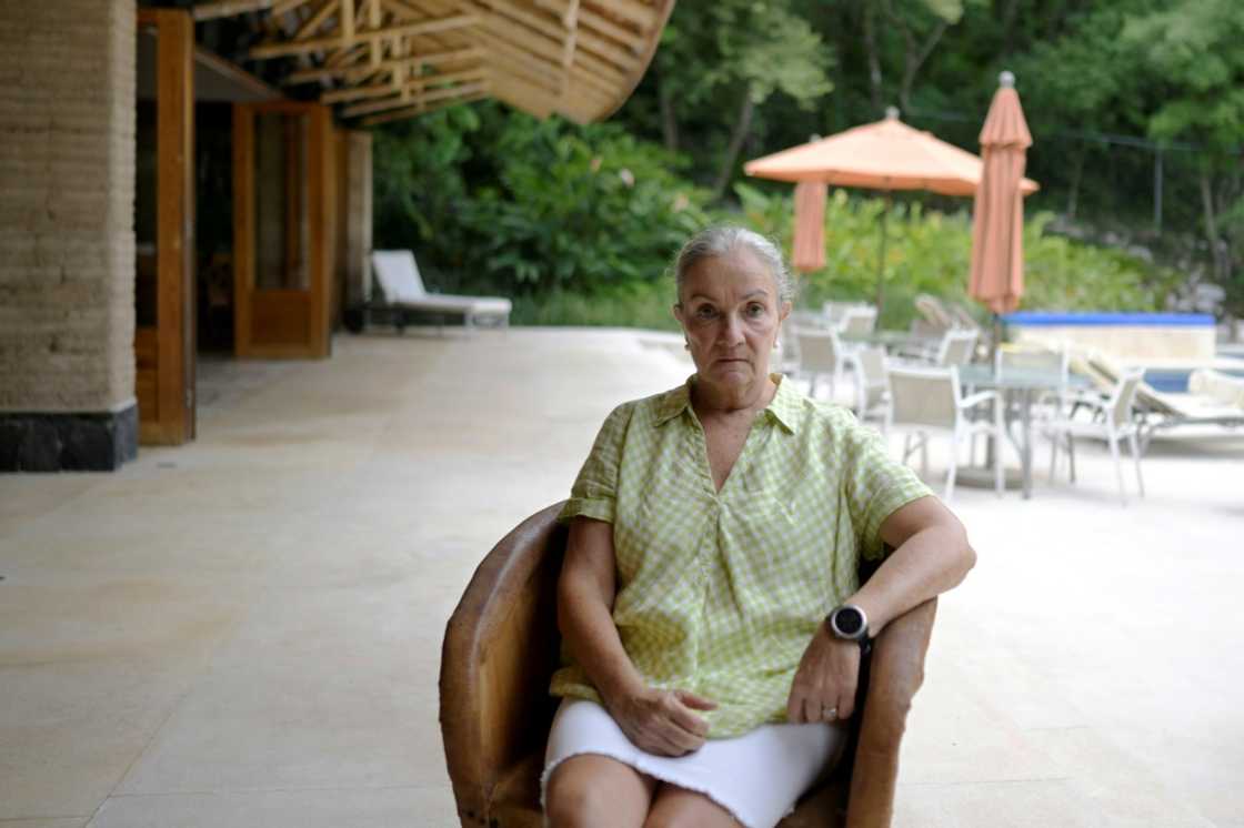 Mexican teacher Tesha Martinez speaks during an interview at a cohousing community in Malinalco