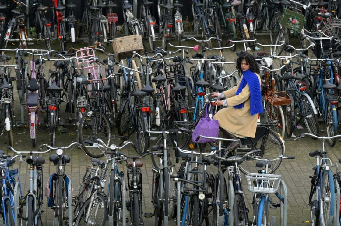 Finding proper bicycle parking has long been a headache in Amsterdam Finding proper bicycle parking has long been a headache in Amsterdam