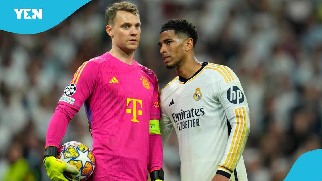 Champions League, Nimbus Pronos, Bayern Munich vs Real Madrid, Champions League predictions, European Clasico, UCL quarter-final second leg, Manuel Neuer, Kylian Mbappe, Harry Kane, Jude Bellingham, Champions League history, UCL semi-finals. Champions League, Nimbus Pronos, Bayern Munich vs Real Madrid, Champions League predictions, European Clasico, UCL quarter-final second leg, Manuel Neuer, Kylian Mbappe, Harry Kane, Jude Bellingham, Champions League history, UCL semi-finals.