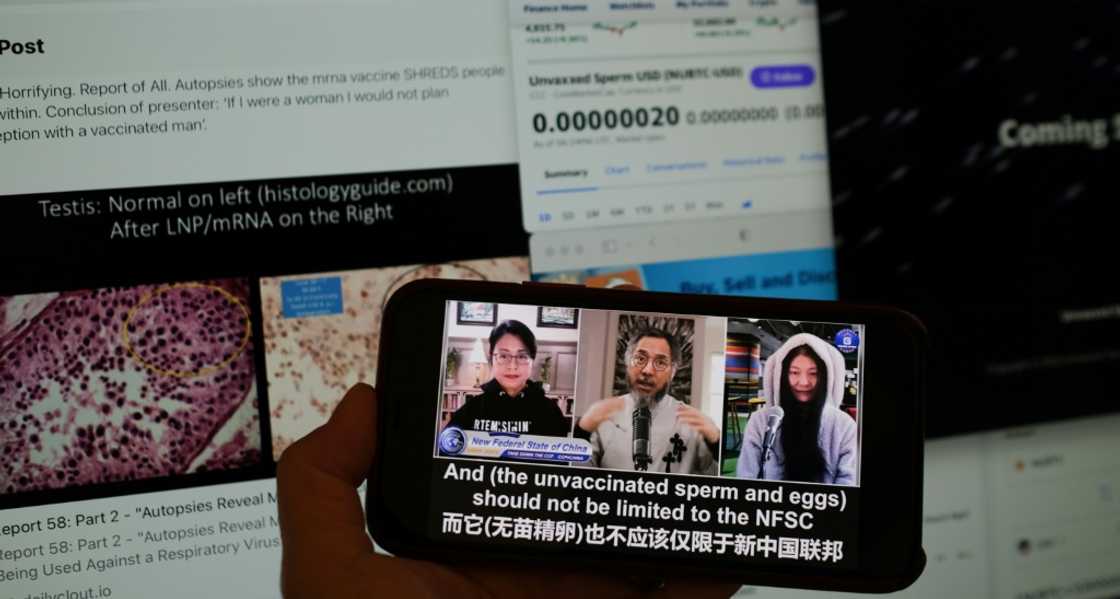 Chinese tycoon Guo Wengui plans an "unvaccinated sperm" auction on the right-wing social media platform Gettr. Chinese tycoon Guo Wengui plans an "unvaccinated sperm" auction on the right-wing social media platform Gettr.