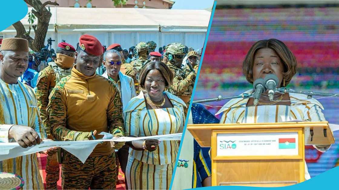 Burkina Faso president, Captain Ibrahim Traoré, Ghana's Trade Minister, Elizabeth Ofosu-Adjare, President John Mahama, NDC, Ghanaian politicians