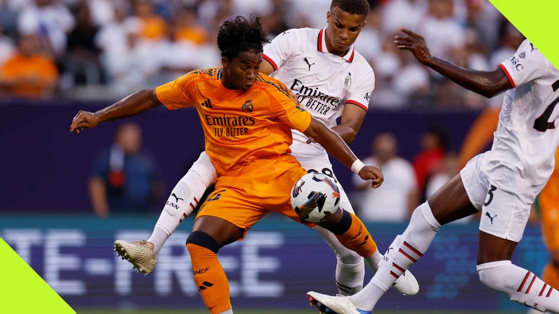 Endrick Felipe made his debut for Real Madrid in their pre-season match against AC Milan on August 1, 2024. Endrick Felipe made his debut for Real Madrid in their pre-season match against AC Milan on August 1, 2024.