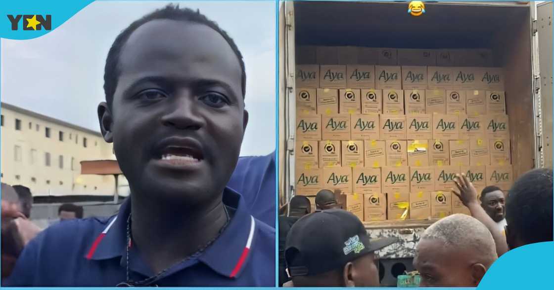 Mubarak Muntaka, Adum Pz Market, Traders, Bags Of Rice And Oil, Interior Minister Mubarak Muntaka, Adum Pz Market, Traders, Bags Of Rice And Oil, Interior Minister