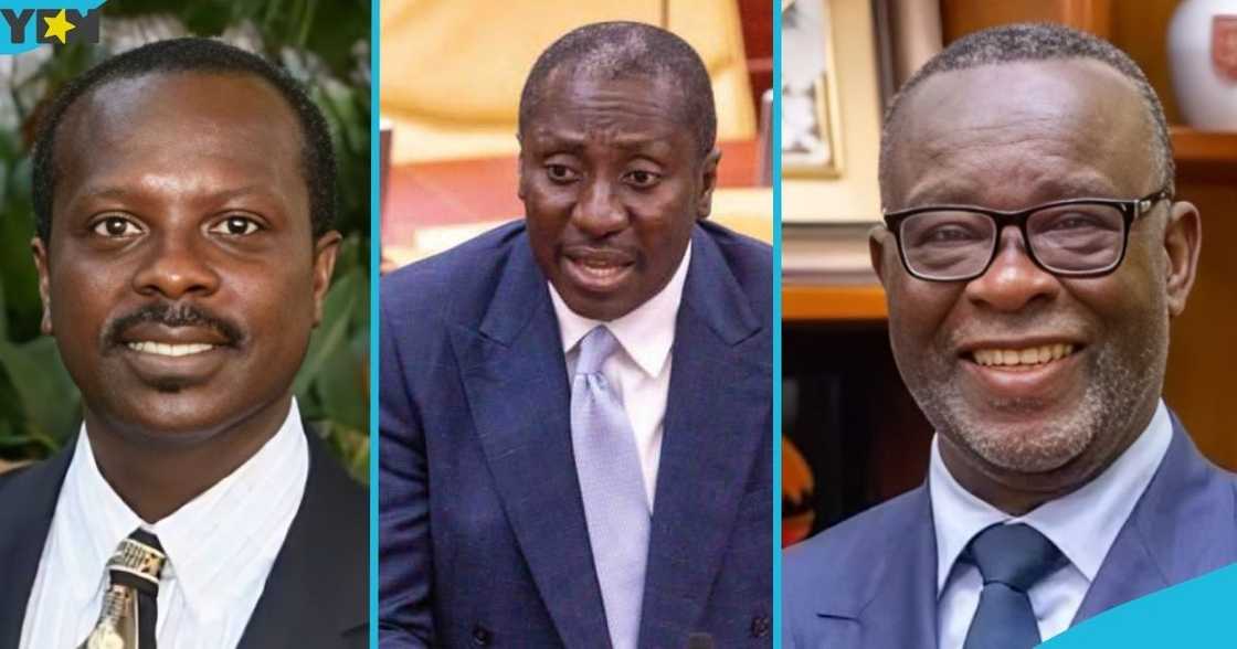 Professoru Stephen Kwaku Asare, Kwaku Azar, Alexander fenyo-Markin, Minority Leader, Chief Justice vetting, Paul Baffoe-Bonnie, Appointment Committee Professoru Stephen Kwaku Asare, Kwaku Azar, Alexander fenyo-Markin, Minority Leader, Chief Justice vetting, Paul Baffoe-Bonnie, Appointment Committee