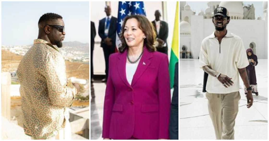 Sarkodie and Black Sherif featured on Kamala Harris' African tour playlist