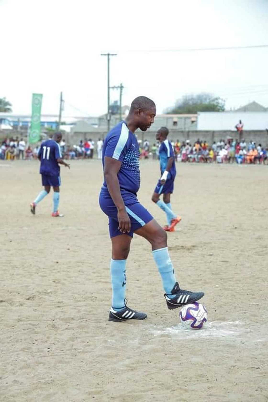 President Akufo-Addo, late President Atta-Mills, Majority Leader, Osei Kyei-Mensah-Bonsu, Minority Leader Haruna Iddrisu and other politicians with football background