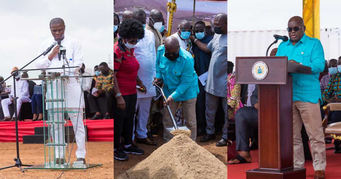 President Akufo-Addo cuts sod for $145 million sports complex for 2023 Africa Games