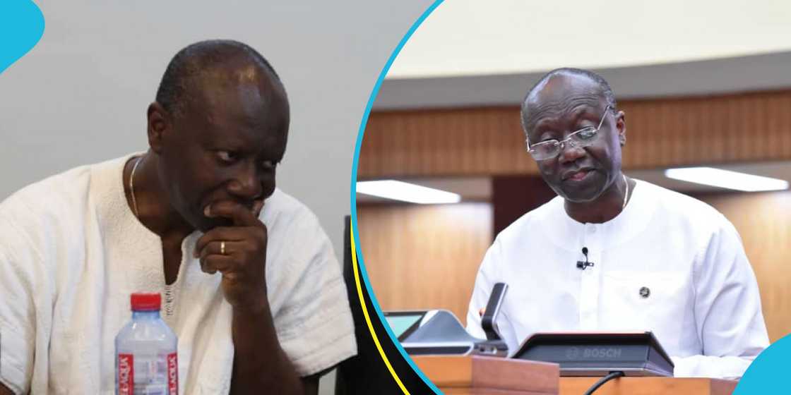 Ken Ofori-Atta in Parliament