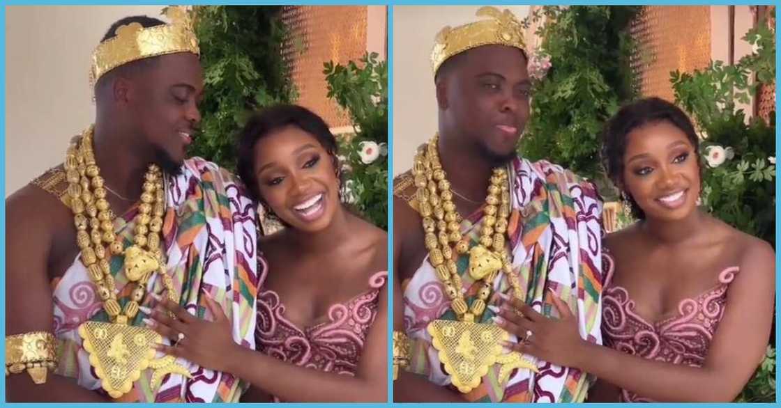 Dr Ofori Sarpong's daughter and her husband Dr Ofori Sarpong's daughter and her husband