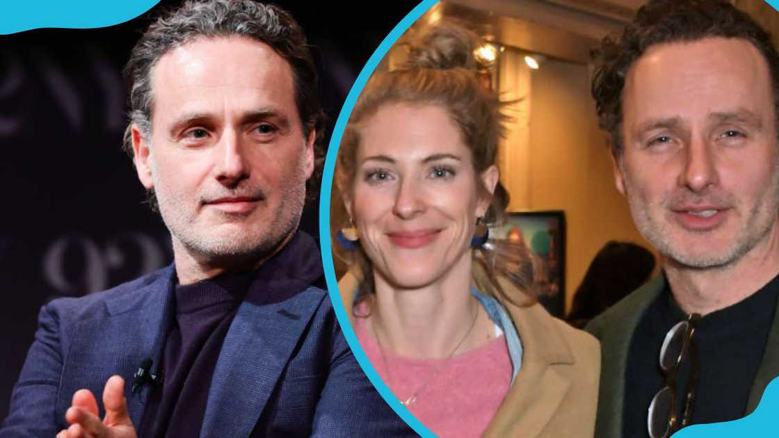Andrew Lincoln at 92NY in February 2024 in New York City (L). The actor with his wife, Gael Anderson, at The Gielgud Theatre in London, England. Andrew Lincoln at 92NY in February 2024 in New York City (L). The actor with his wife, Gael Anderson, at The Gielgud Theatre in London, England.