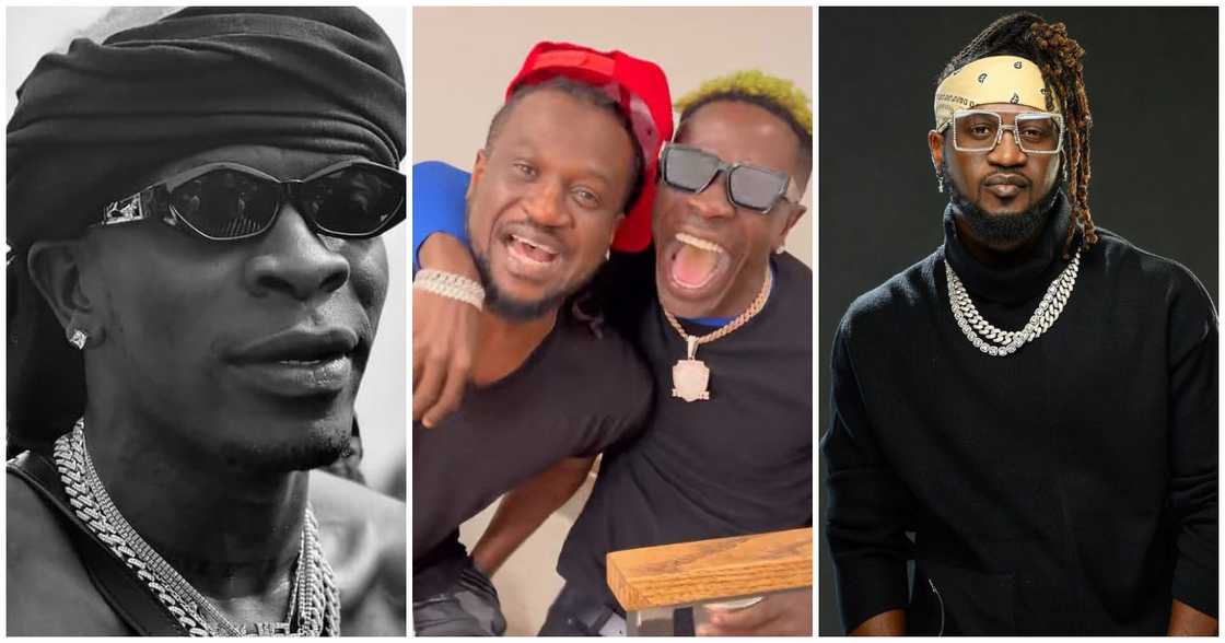 Shatta Wale Hangs Out With Psquare's Rudeboy in the US, Gets Called Most Stubborn Man In Ghana Shatta Wale Hangs Out With Psquare's Rudeboy in the US, Gets Called Most Stubborn Man In Ghana