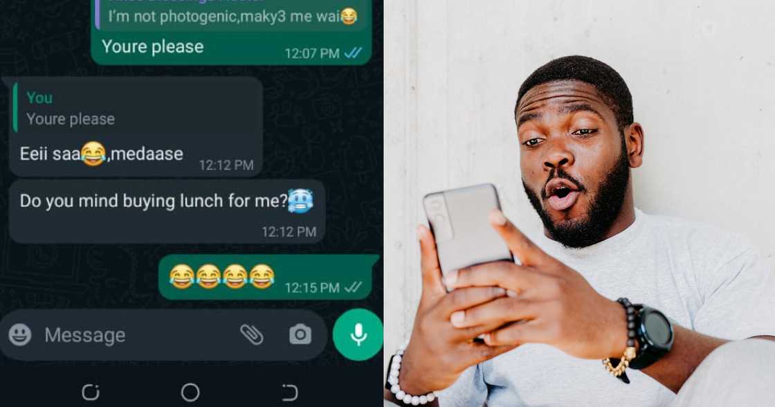 Ghanaian lady asks guy to by food for her on second date Ghanaian lady asks guy to by food for her on second date