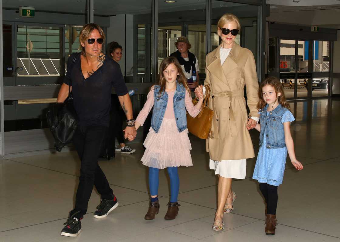 Keith Urban, Nicole Kidman, and their daughters