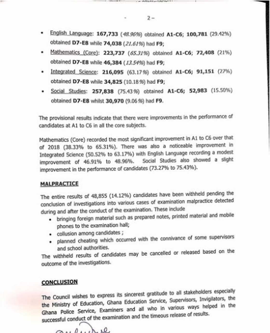 Official: WAEC releases 2019 WASSCE results