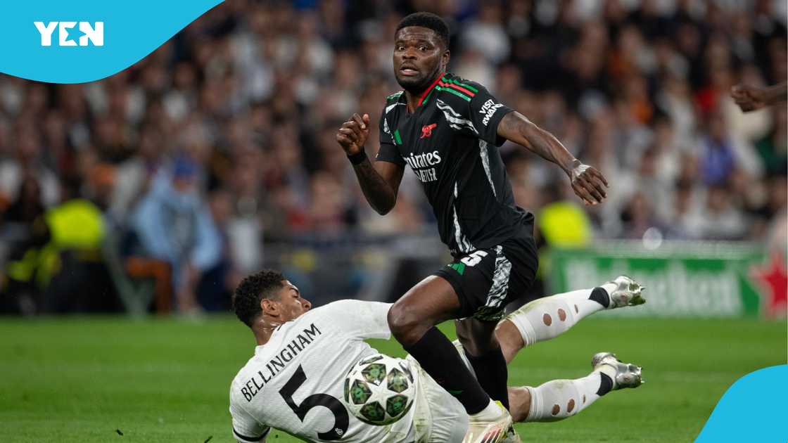 Thomas Partey starred against Real Madrid's star-studded midfielders. Thomas Partey starred against Real Madrid's star-studded midfielders.