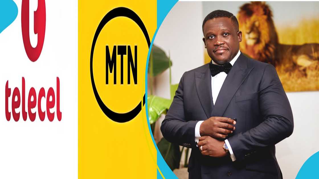 Minister of Communications, Digital Technology and Innovations of Ghana, Sam George, MTN Ghana, Telecel Ghana, AT Ghana Minister of Communications, Digital Technology and Innovations of Ghana, Sam George, MTN Ghana, Telecel Ghana, AT Ghana