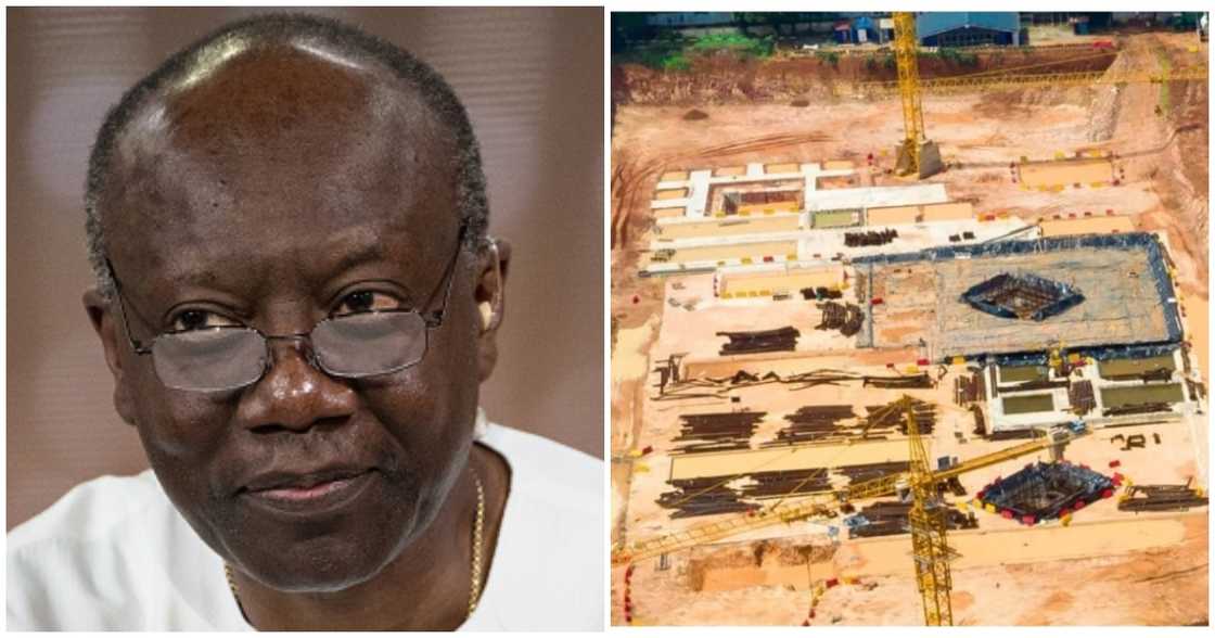 Ken Ofori-Atta and cathedral Ken Ofori-Atta and cathedral