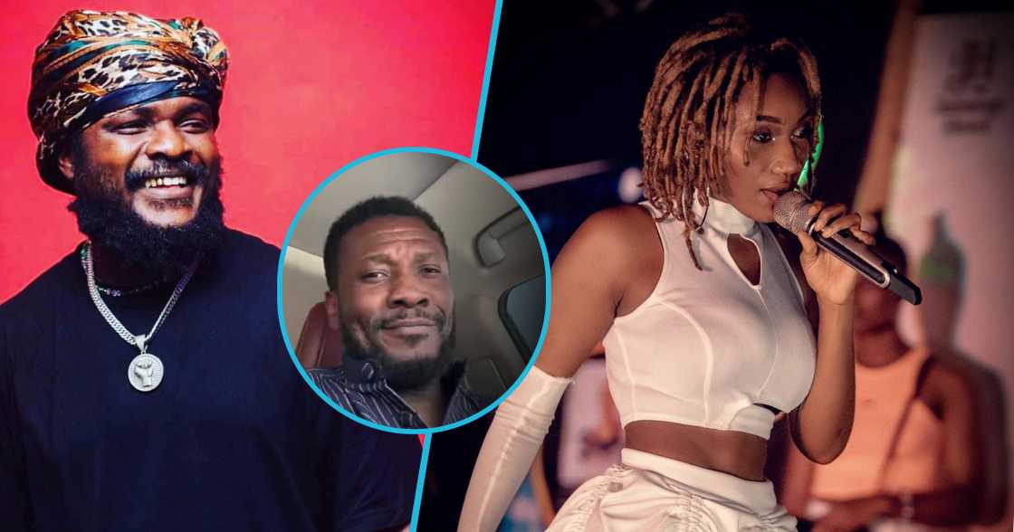 Asamoah Gyan hypes Wendy Shay and Ras Kuuku Asamoah Gyan hypes Wendy Shay and Ras Kuuku