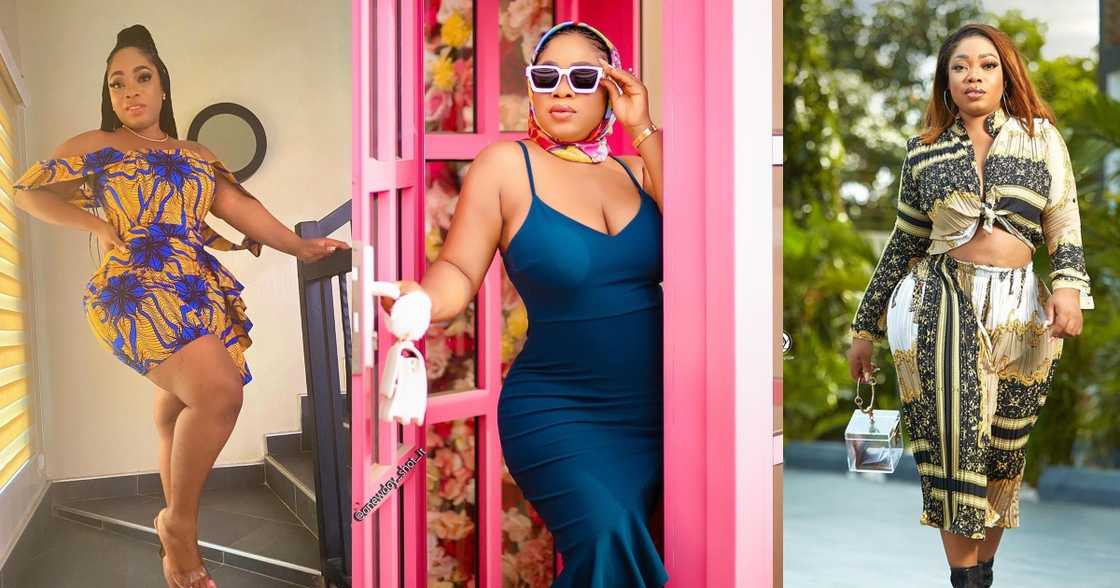 Moesha Boduong's SHS throwback photo without her iconic shape causes stir Moesha Boduong's SHS throwback photo without her iconic shape causes stir