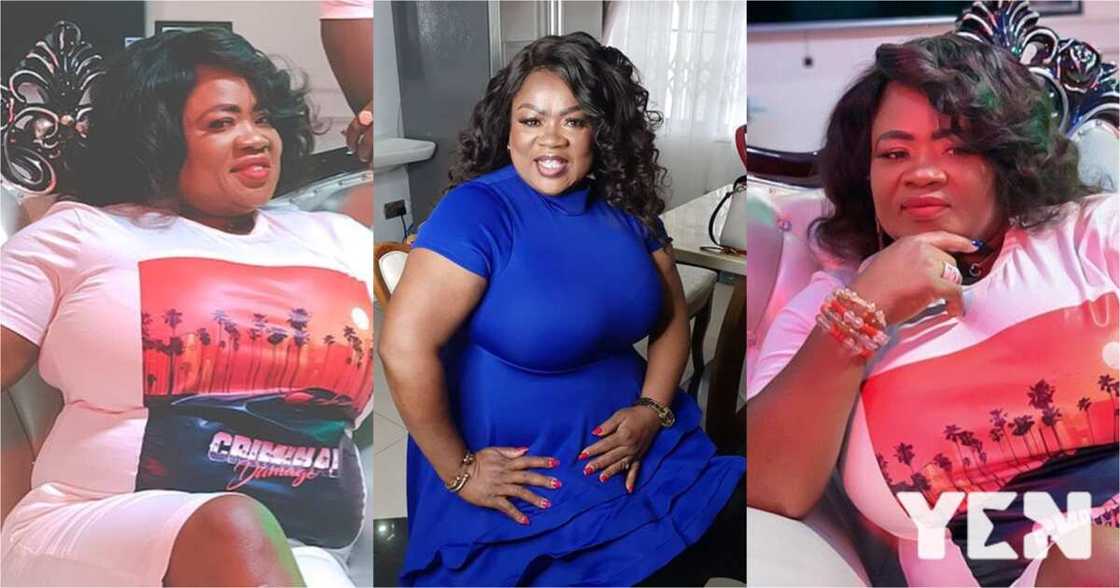 Mercy Asiedu: Kumawood actress Flaunts Husband On Val's Day; McBrown, Awuni React