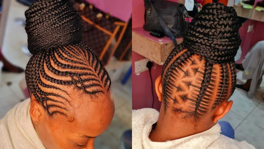 Neat bun style Neat bun style