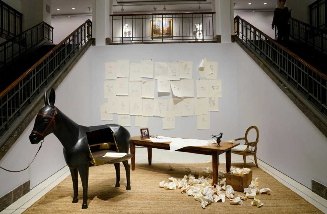 The veritable menagerie of wild, domesticated and imaginary beasts were created by France's Lalanne and his late wife Claude The veritable menagerie of wild, domesticated and imaginary beasts were created by France's Lalanne and his late wife Claude