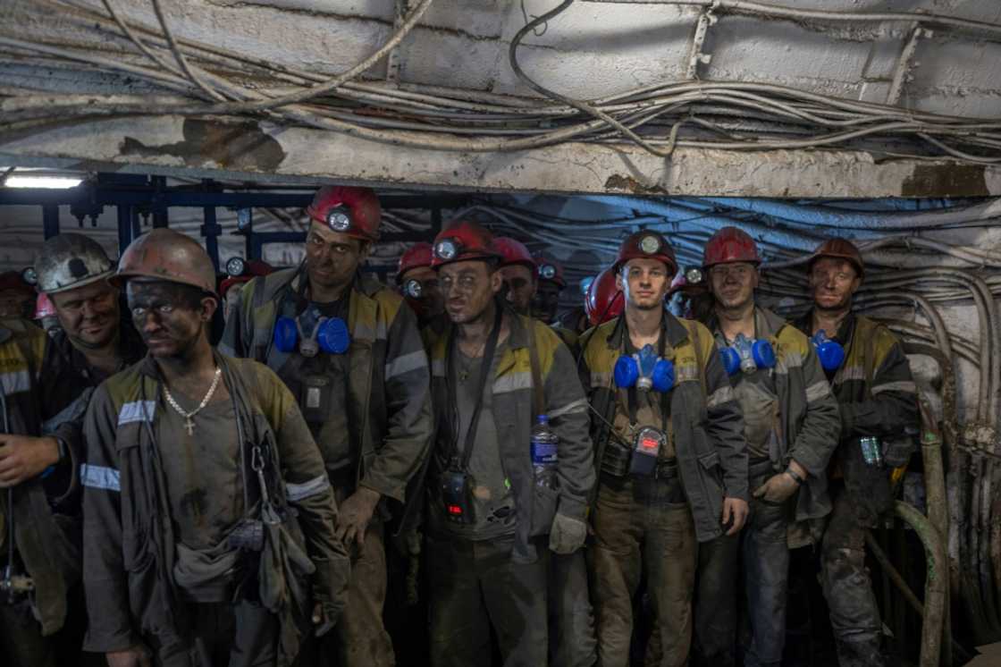 At a mine outside the city of Pavlograd -- founded 43 years ago when Ukraine was still part of the USSR -- 4,000 workers toil on rotating shifts At a mine outside the city of Pavlograd -- founded 43 years ago when Ukraine was still part of the USSR -- 4,000 workers toil on rotating shifts