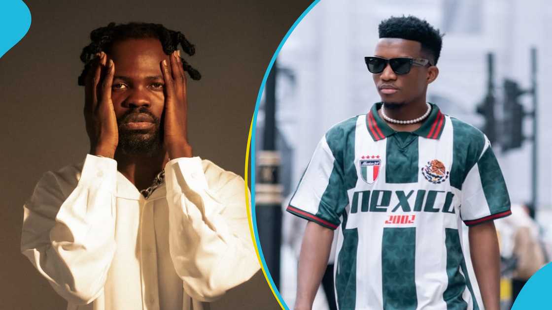 Ghanaian musicians Fameye and Kofi Kinaata Ghanaian musicians Fameye and Kofi Kinaata