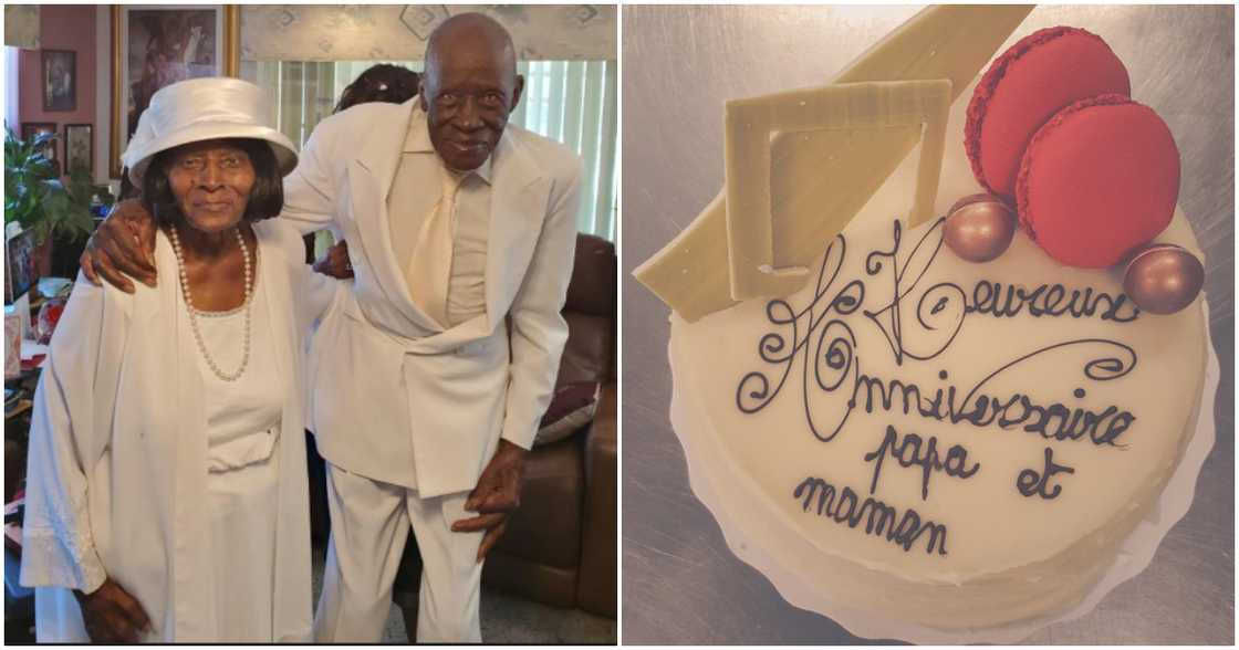 Black couple marks their 75th anniversary. Black couple marks their 75th anniversary.