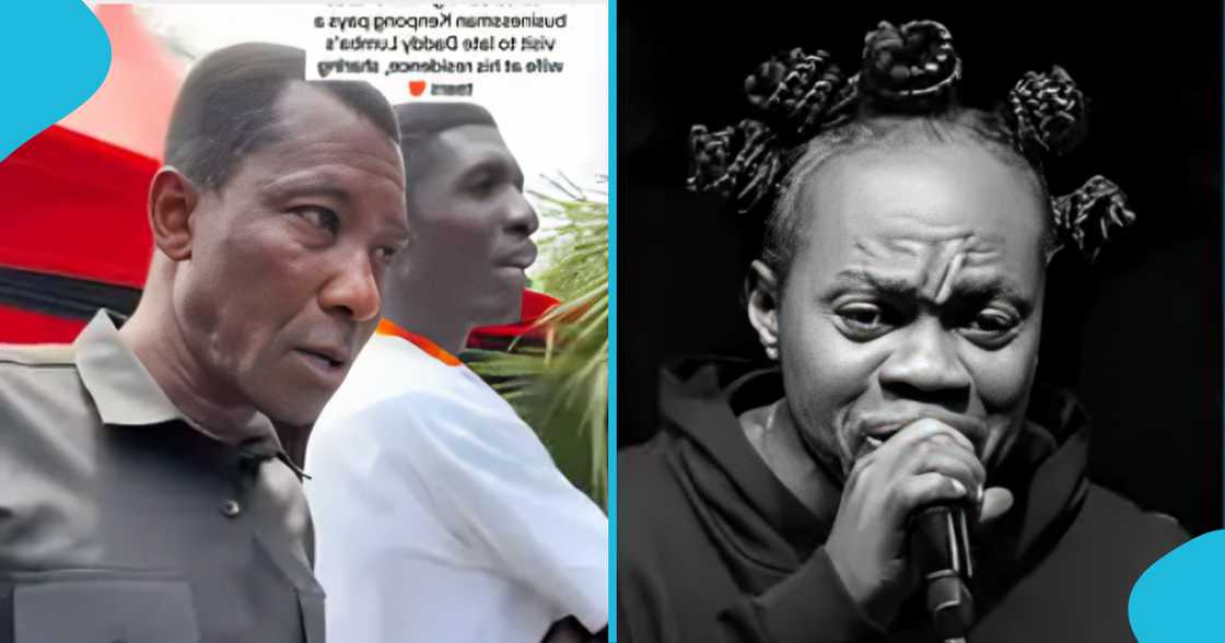Kenpong, Kenpong Daddy Lumba, Kenpong visits Lumba, Lumba's widow, Kenpong cries, Kenpong visits Lumba's house