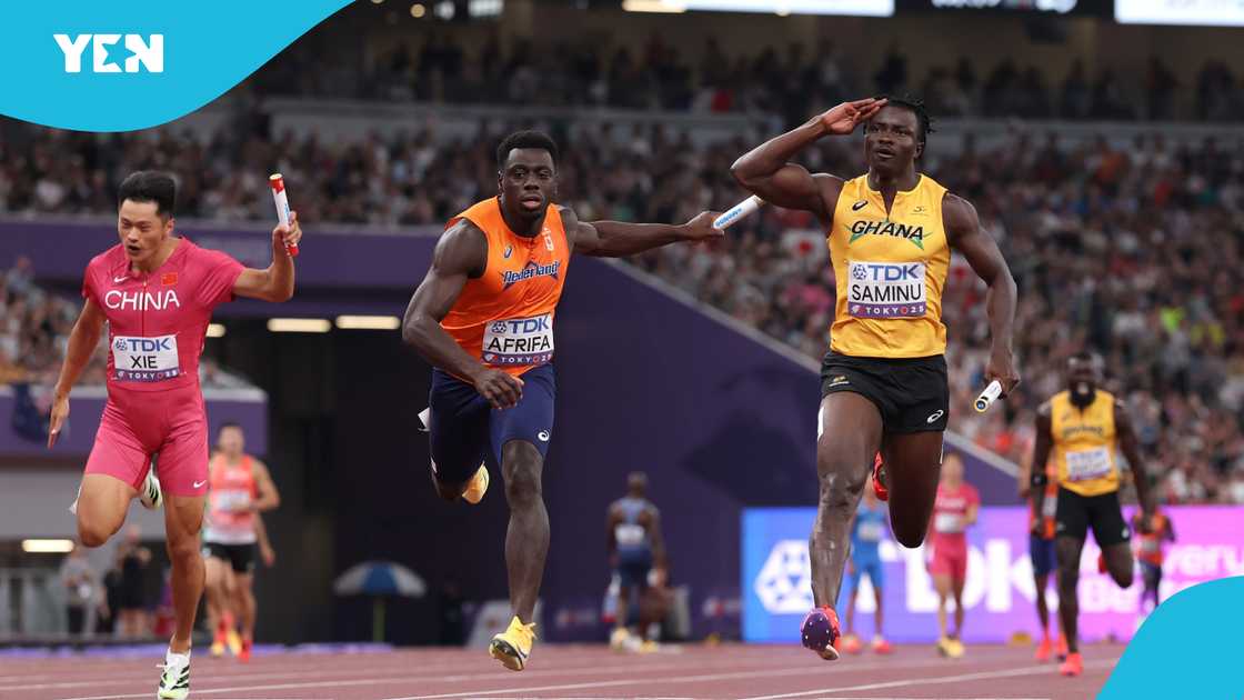 Benjamin Azamati, Abdul-Rasheed Saminu, Joseph Paul Amoah, Ibrahim Fusieni, World Athletics Championship, Tokyo 2025.