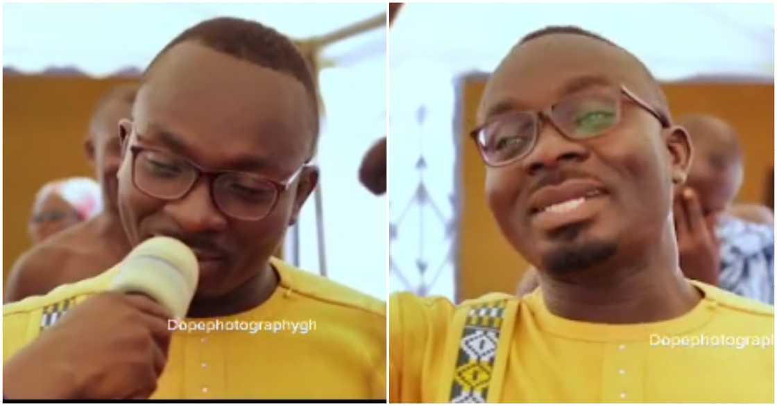 Photo of forgetful Ghanaian groom Photo of forgetful Ghanaian groom