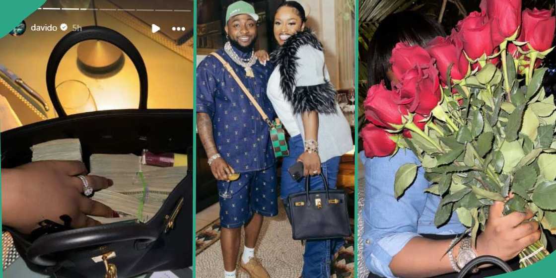 Davido spoils Chioma with gifts ahead of her 29th birthday. Davido spoils Chioma with gifts ahead of her 29th birthday.