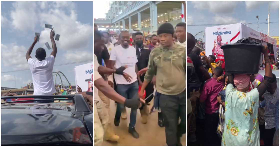 Lil Win mobbed by fans in Kumasi Lil Win mobbed by fans in Kumasi