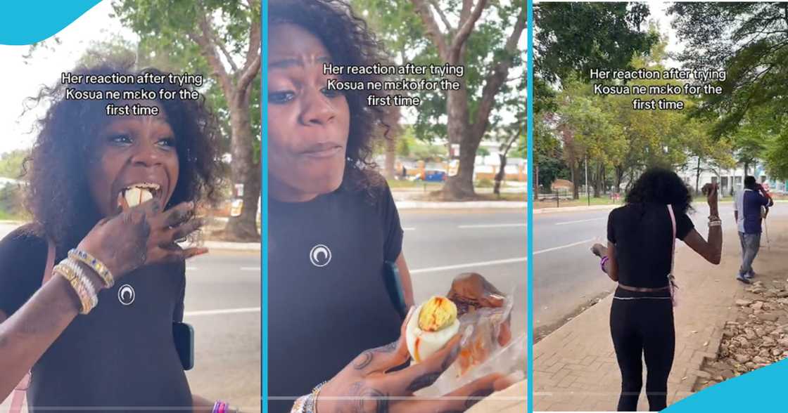 Kosua ne meko, egg and pepper, streets of Accra, street food in Accra