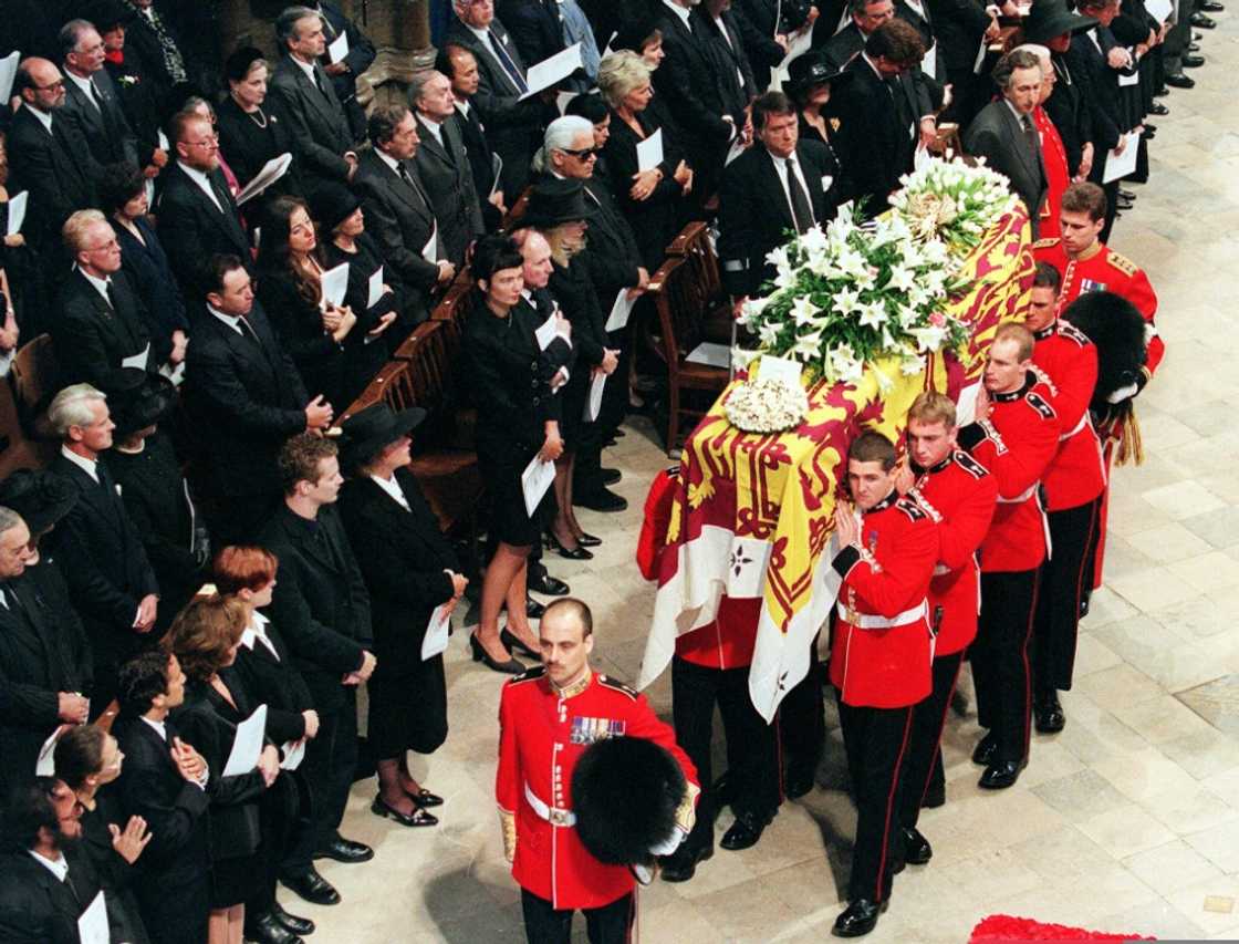 Princess Diana's funeral was watched by millions around the world Princess Diana's funeral was watched by millions around the world