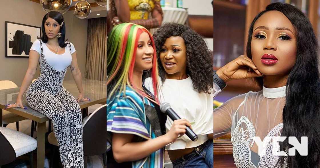 Cardi B shows respect to Akuapem Poloo; views all her 12 IG stories Cardi B shows respect to Akuapem Poloo; views all her 12 IG stories