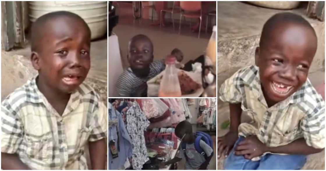 Photos of child social media sensation Albert Nketia. Photos of child social media sensation Albert Nketia.