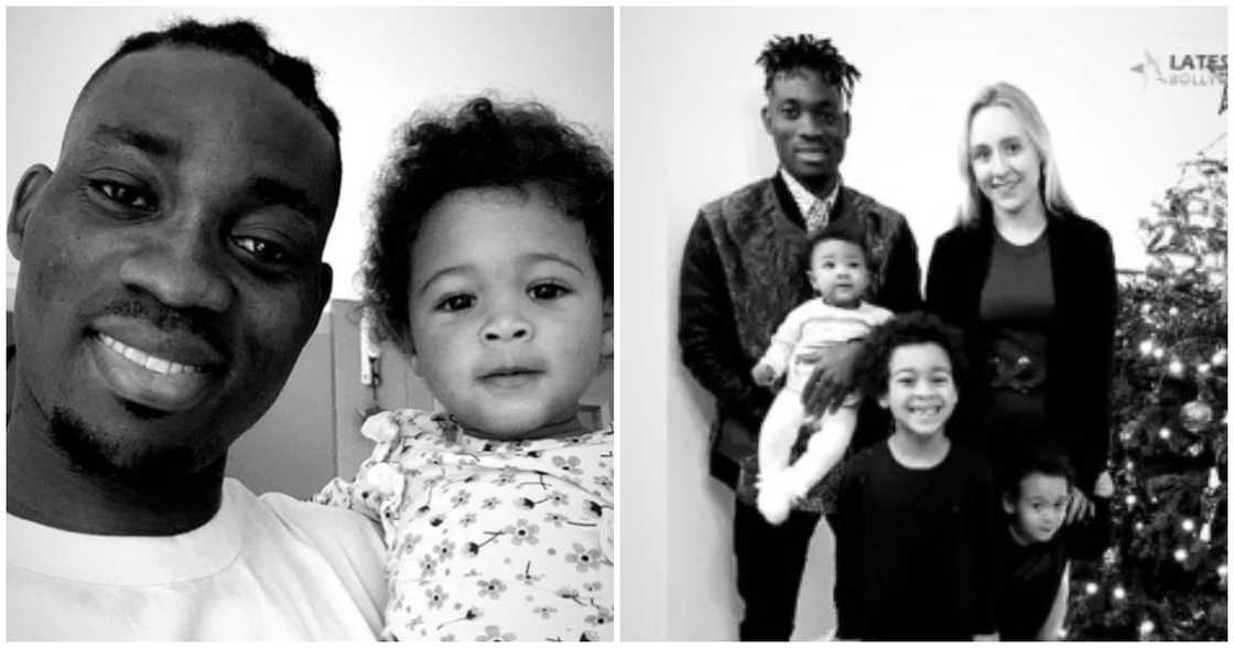 Christian Atsu's wife and kids