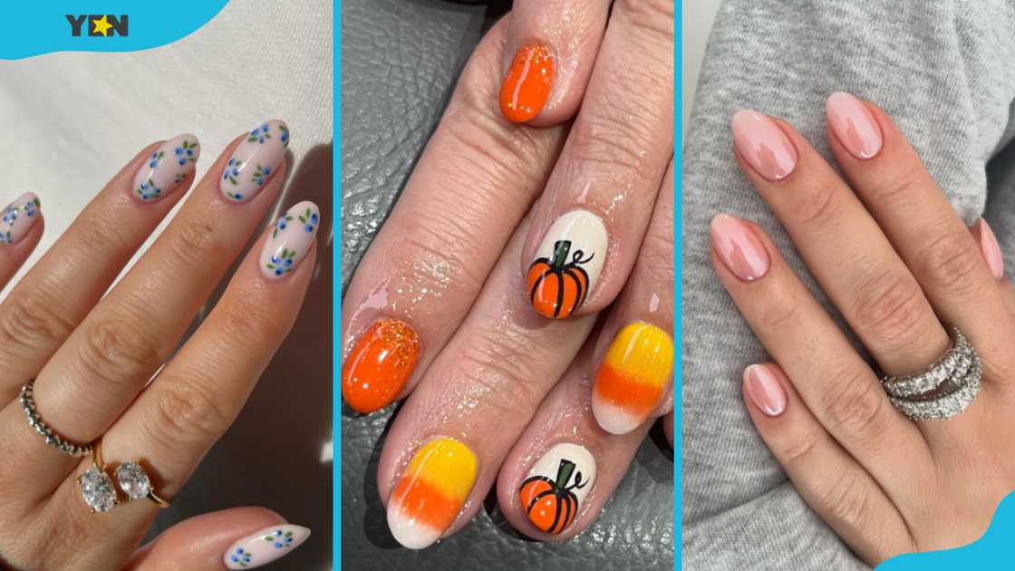 Autumn nail colours and designs