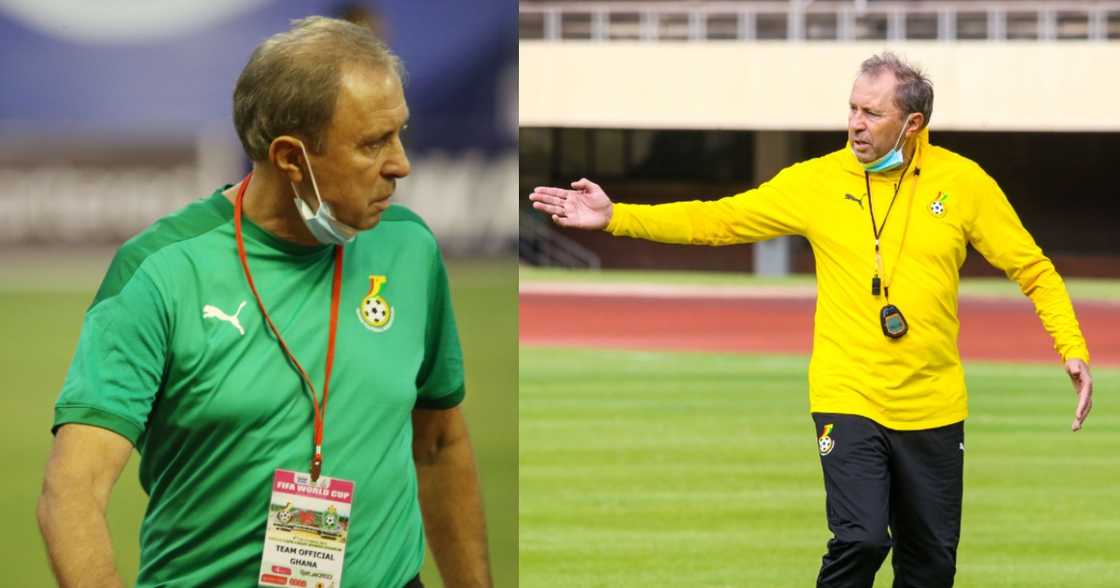 Milovan Rajevac with the Black Stars team. SOURCE; Twitter/ @Team_GhanaMen Milovan Rajevac with the Black Stars team. SOURCE; Twitter/ @Team_GhanaMen