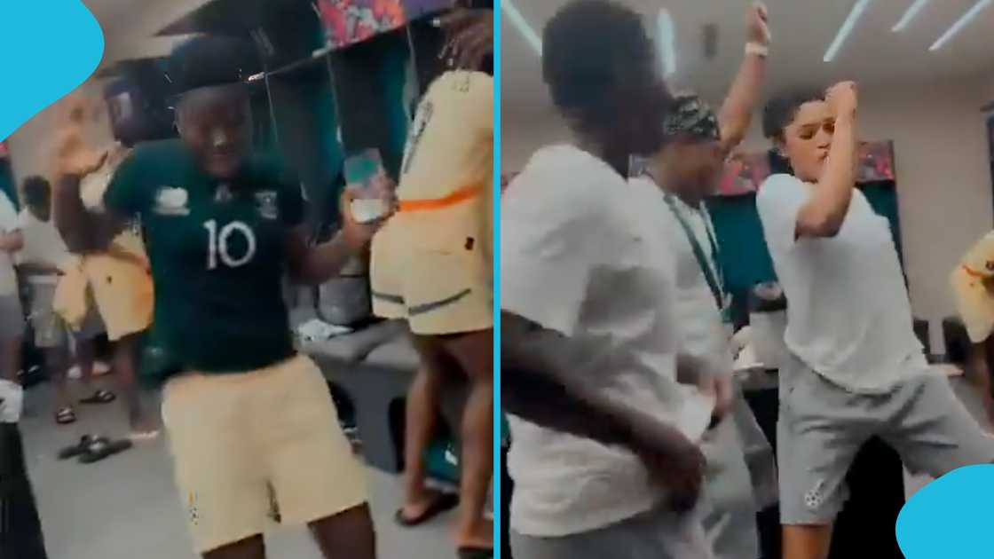 Grace Asantewaa, Comfort Yeboah, Nancy Amoah, Black Queens, soloku, dance, WAFCON, South Africa