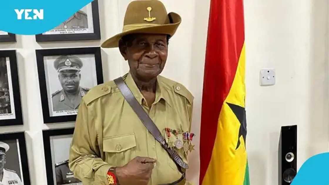 WO1 Joseph Ashitey Hammond, Ghanaian army, war veteran, Prince Harry, Duke of Sussex. WO1 Joseph Ashitey Hammond, Ghanaian army, war veteran, Prince Harry, Duke of Sussex.