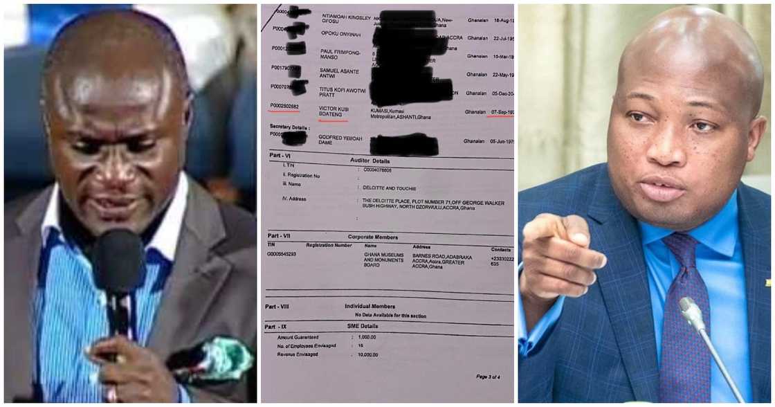 Ablakwa has published documents to prove that Rev Kusi-Boateng has two different TINs, one under the name of Adu Gyamfi. Ablakwa has published documents to prove that Rev Kusi-Boateng has two different TINs, one under the name of Adu Gyamfi.