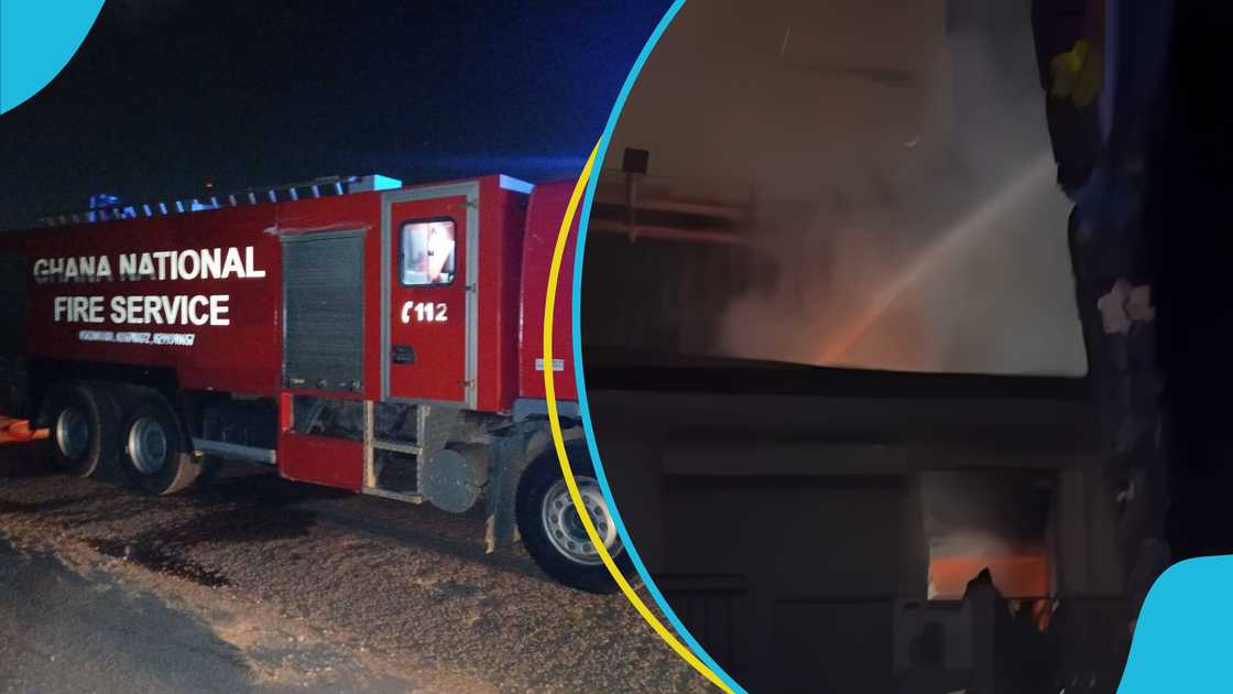 Ghana National Fire Service, Circle Fire, Fire Service, Destryed goods and wares, Circle traders