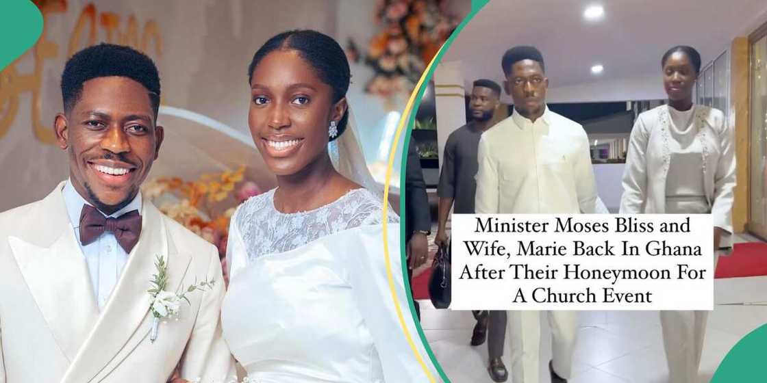 Moses Bliss and wife in Ghana.